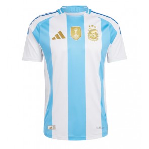 Argentina Domácí Dres Copa America 2024 Krátký Rukáv